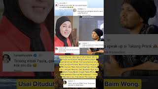 Paula Verhoeven Tanggapi tuduhan S3l1ngkuh dr Baim Wong dg Repost kajian Ust Hanan Attaki