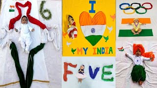 Republic day theme baby photoshoot ideas at home😍💖 | national day 2022 | cute baby photoshoot |