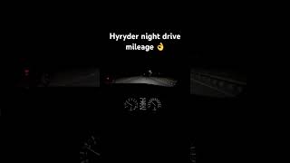 Hyryder night drive led response #hyryder #grandvitara #hybrid #toyota #mileage #ledupgrade