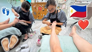 Ep. 1,466: TICKLED (My First Foot Spa and Pedicure) | The Heart of a Filipino