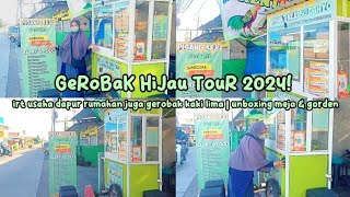 ROOM TOUR GEROBAK HIJAU 2024 | IRT USAHA DAPUR RUMAHAN JUGA GEROBAK KAKI LIMA