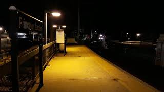 NJ Transit Dinky shuttle arriving into Princeton Junction