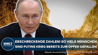 UKRAINE: Schockierende Zahlen! So viele Menschen sind Putins Krieg bereits zum Opfer gefallen