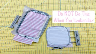 5 Embroidery Mistakes to Avoid! | Carolina Sew n Vac