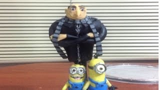 Tutorial GRU mi villano favorito/ Despicable me (Plastilina,porcelana fria, clay)