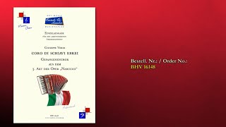 16148 Gefangenenchor, Nabucco Einzelausgabe Akkordeon