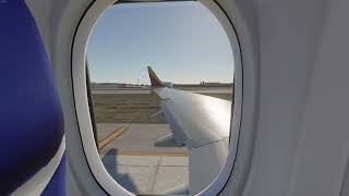 MSFS | Southwest 737-MAX8 Taxi and Takeoff from Dallas Love Field