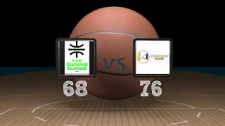 Serie A2 Sud 2018/2019, 2^ giornata: Cest. Savonese-AndrosBasket 68-76