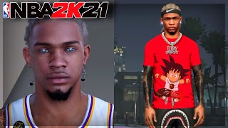 THE BEST DRIPPY FACE CREATION IN 2K21 👺 LOOK LIKE A SWEAT/COMP ‼️