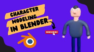 How to create a Character Illustration in Blender 3d Tutorial