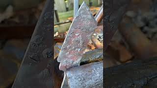 Quenching a knife. Hardening! #blacksmith #bladesmith #beginners #forge #shorts