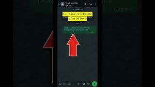 Create Call Links in WhatsApp Groups #howto #whatsapp #new #group #call