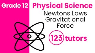 Grade 12 Physical Science | 4.1. Newtons Laws Gravitational Force Examples by 123tutors