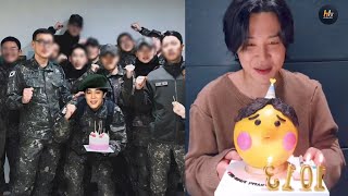 bts news today!! Look at this ! Cry haru! BTS's Jimin celebrates birthday at military camp!