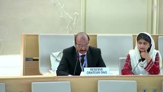 Intervention by Mr. Syed Faiz Naqshbandi | #HRC51