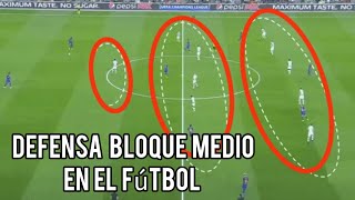 Defensa Bloque Medio en el Fútbol ⚽