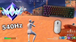 SteelSeries Apex Pro Mini ASMR 😴 Solo Gameplay 🏆 Satisfying Keyboard Fortnite 540 FPS 4K