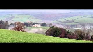 Mists clearing at Sharpham - a timelapse