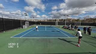 UCI Scrim: UCSD vs USC - Men's Doubles