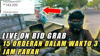 Live Onbid Grab Driver 3 jam 15 orderan gacor banget