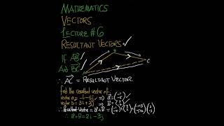 MATHEMATICS || Resultant Vectors | Vectors | Lecture 6 | #maths