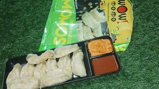 Cheese and corn momos | review of wow momos | Frozen food | 5 min momos recipe | still hungry