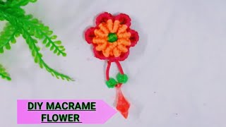 DIY MACRAMÈ FLOWER TUTORIAL