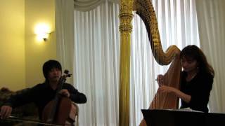 Cello and Harp Duo, Last Rose of Summer, 夏の名残りのバラ