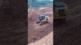 Excavator Digging on Construction Site #viralvideo #viralshorts