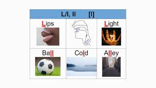 L/l, ll - [l] and the sounds or phonemes