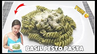 BASIL PESTO PASTA Homemade Recipe ❤️