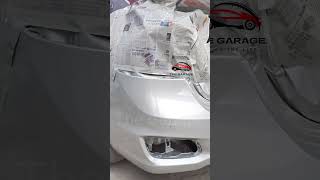 Maruti Suzuki ciaz rear bumper paint a glossy finish. #thegarage #automobile #paintwork #car