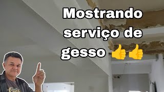 Mostrando serviço de gesso 👍👍