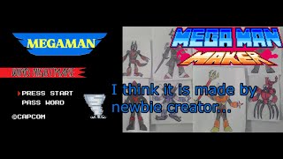 Megaman Wind Nightmare Chapter 1 level pack playthrough - 洛克人製作大師 Mega Man Maker