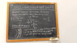 Teoria corpuscolare e ondulatoria della luce