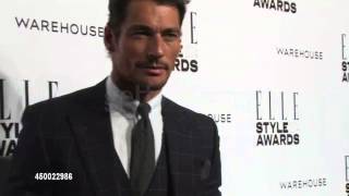 David Gandy at the Elle Style Awards (18/02/2014)