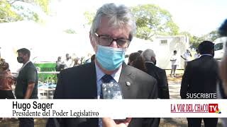 El presidente del Poder Legislativo del Chaco Sager en Yapayú 26/02/2021