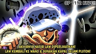 AKHIRNYA NASIB LAW DIPERLIHATKAN! LAW TERDAMPAR DI WANO & DISELAMATKAN YAMATO! PLUTON DIPERLIHATKAN!