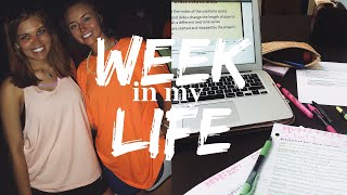 college week in my life | bid day 2.0, studying