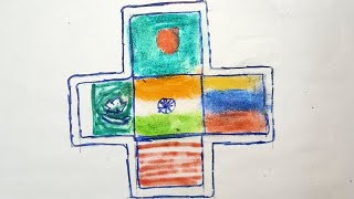 Indian flag drawing/#shorts/#youtubeshorts