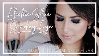 ELECTRIC BLUE SMOKEY EYE | Makeup Tutorial | JASMINA PURI