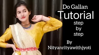 Do Gallan dance Tutorial |Neha Kakkar &Rohan Preet Singh|Garry Sandhu| Anshul garg