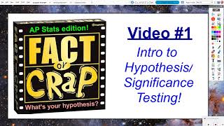 AP Statistics: Chapter 9, Video #1 - Intro to Significance / Hypothesis Tests