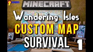 Wandering Isles - LOOK AT THIS! - Minecraft Custom Map - Vanilla Survival