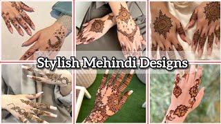 Stylish & Simple Mehindi / Henna Designs For Eid or Wedding Functions || Aesthetic Henna  Designs