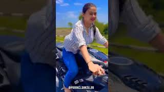 Rider girl Sanjana ride this bikes