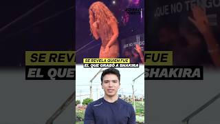 Revelan quien fue hombre que grabó a Shakira por debajo de su vestido