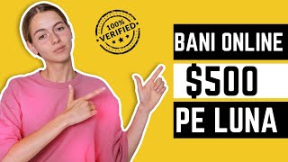 BANI PE TELEFON - Cum sa faci BANI ONLINE fara experienta