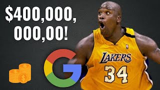 Como Shaq ganhou MILHÕES com o Google?