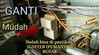 Oven deck//pemantik tidak menyala & cara mengganti pemantik igniter